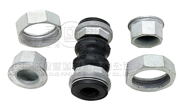 甘肅白銀市景泰縣<a href=http://www.yishuti.com.cn target=_blank class=infotextkey>絲扣橡膠接頭</a>分解圖
